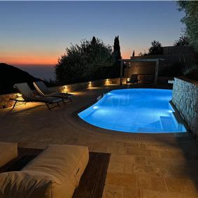 3 bedroom villa with pool & sea views, Makrades, sleeps 6